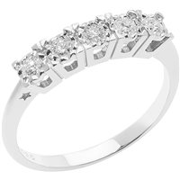 Ringe Comete Dame Fedine in Weißgold Diamante 0.15 Ct ANB 2663 - ANB 2663